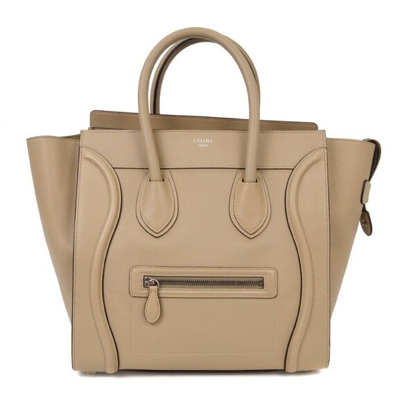 Celine Beige Mini Luggage Tote Bag F-AT-0154 F-CU-0154 NQ00771 - Picture 1 of 9